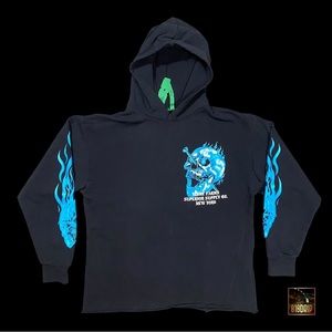 Unreleased Vlone Farms Glow In The Dark Hoodie Authentic With Certilogo Tags